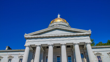 Poster - Vermont State Capitol in exterior view in Montpelier