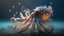Underwater Jellyfish, Generative AI Beautiful Jellyfish Background, High Resolution