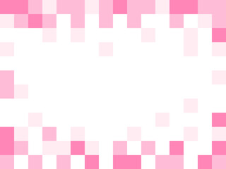Poster - Pixelated Abstract Pink Background Texture with Pixels and an Aspect Ratio of 4:3. Vector Image.