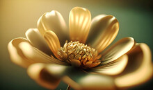 A Dreamy And Romantic Background Of A Flower, Close View