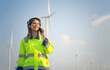 © FotoArtist - Portrait of young female engineers of Wind Turbine.