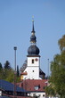 canvas print picture - Kirche in Mainstockheim