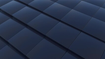 Aufkleber - Blue cubes. Computer generated 3d render