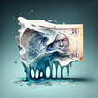 © Thomas - Die Inflation bedeutet vernichtet Werte und führt zur Verarmung der Gesellschaft