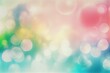  Soft colors blurred spring summer background.Abstract pink yellow green blue backdrop.Natural shiny bokeh, watercolor style AI Generated