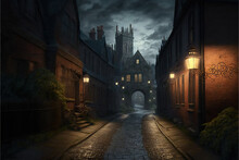 Dark And Terrible Streets Of The Magical And Unknown World AI