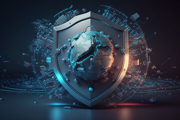 Poster - Cybersecurity technology concept, Generative AI	

