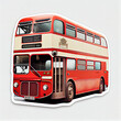 double decker england bus
