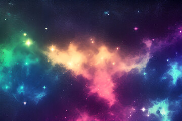 Wall Mural - space galaxy abstract background