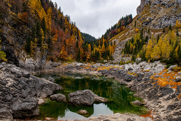 Seven Triglav lakes valley in Julian alps, Slovenia