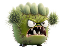An Angry Cactus That Does Not Want To Be Touched.