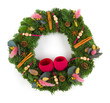 Flower crown. Wreath. Easter wreath. The Advent wreath. Christmas wreath