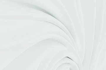 Wall Mural -  fabric pattern abstract background white