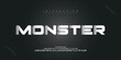 © Berlin - Monster digital modern alphabet new font. Creative abstract urban, futuristic, fashion, sport, minimal technology typography. Simple vector illustration with number