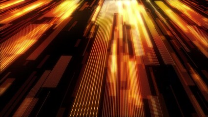 Poster - Rectangles shapes concept background technology animation
