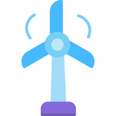 Canvas Print - Wind Turbine Icon