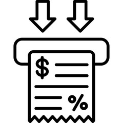 Sticker - Invoice Icon