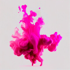 Wall Mural - pink stains background, paint, ai generation