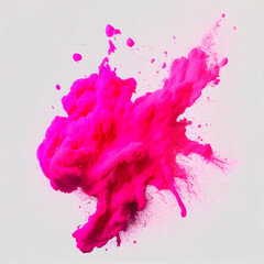 Wall Mural - pink stains background, powder, ai generation