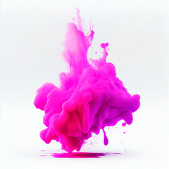 Wall Mural - pink stains background, ink, ai generation