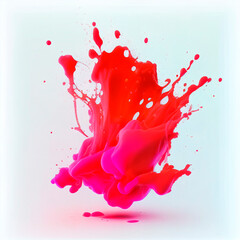 Wall Mural - pink stains background, paint, ai generation