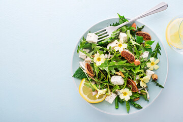 Poster - Spring salad dandelion