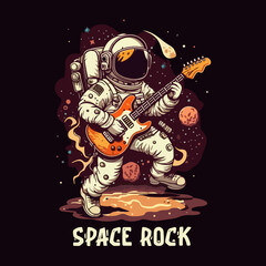 Astronaut i need more space vector t-shirt design