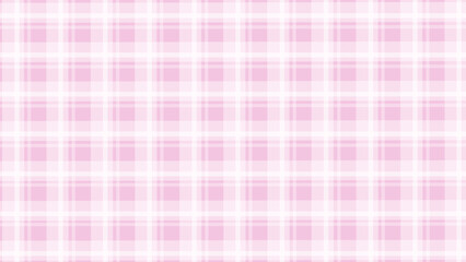 Wall Mural - Background in white and pink checkered