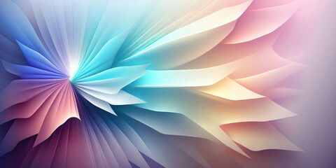 Wall Mural - abstract colorful background with flowing lines as header wallpaper design, generative ai