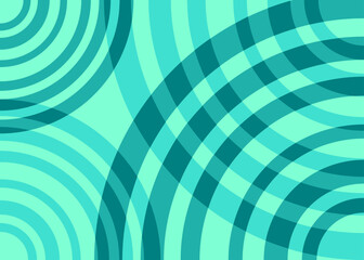 Poster - Abstract background with overlapping circular lines pattern