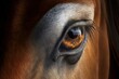 Equine eye. Generative AI