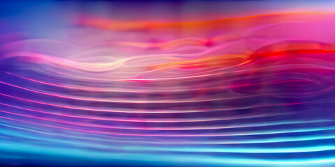 Wall Mural - Blurred Motion - Waveform - Flowing Water - Abstract Background Texture - Generative AI