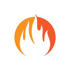 Wall Mural - Fire logo images