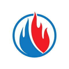 Wall Mural - Fire logo images