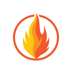 Wall Mural - Fire logo images