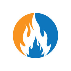 Wall Mural - Fire logo images