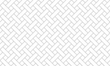 Grey Basket Weave Simple Pattern. Vector Background.  