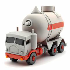 Wall Mural - Water Tank Truck - Truck Water Toy