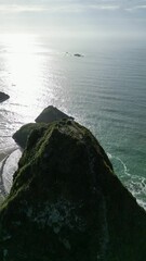 Wall Mural - 360 view of pariutu rock, new plymouth, new zealand.