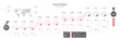Infographic template for business. 12 Months modern Timeline element diagram calendar, 4 quarter steps milestone presentation vector infographic.