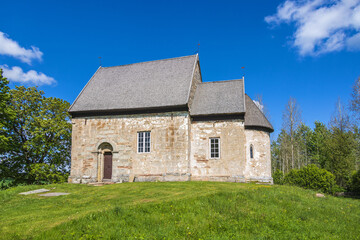 Wall Mural - Suntak's old medieval church in Sweden