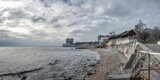Fototapeta Morze - Arcadia city beach in Odessa, Ukraine