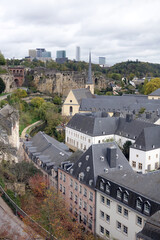 Poster - Luxemburg mit Johanneskirche