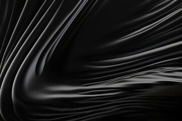 Wall Mural - black silk background