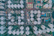 © AmazingAerialAgency - Aerial view of the Whampoa, a mall that looks like a boat, Kowloon City District, Hong Kong.