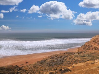 Canvas Print - Lalla Fatna beach in Safi, Morocco