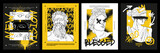 Fototapeta Fototapety dla młodzieży do pokoju - One line sculpture illustration with graffiti text. For t-shirt prints, posters, cands, stickers and other uses.	