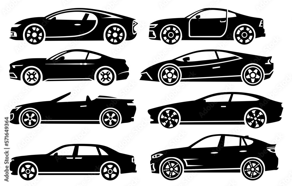 Vector de Stock Car SVG bundle, Cars SVG, Racecar SVG, Sports car SVG ...