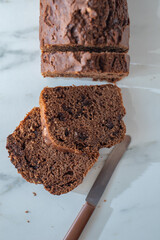 Wall Mural - dark Chocolate bundt cake with chocolate ganache