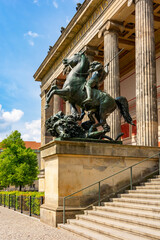 Poster - Sculpture at Altes (Old) museum on Museum island, Berlin, Germany